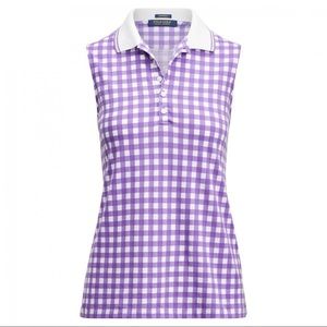 Ralph Lauren – Polo Shirt Purple/White